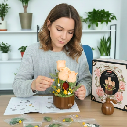 MagicBloom™ – bukiet róż z klocków 26cm